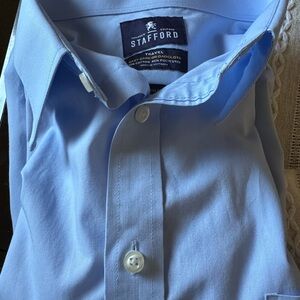 Stafford Men's Light Blue Dress Shirt
